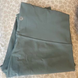 Lululemon Wunder Under Leggings. Size 8. Light Blue color. Like new condition.